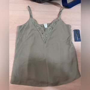 Melrose and Market Khaki Lace Cami